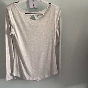 Women's Adidas Gray Long Sleeve Top